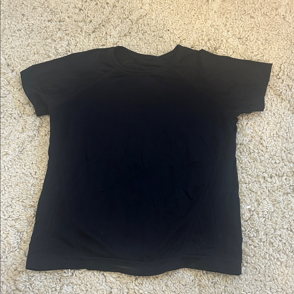Athleta Kids Black Short Sleeve Tee